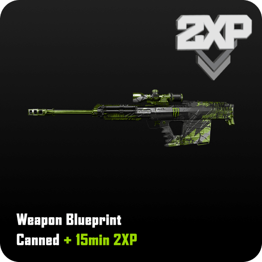 WEAPON BLUEPRINT + 15 MIN 2XP